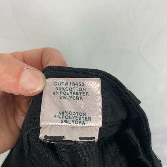 J BRAND Coated Black Skinny Jeans with Lace Detail Sz 6 - Picture 8 of 8